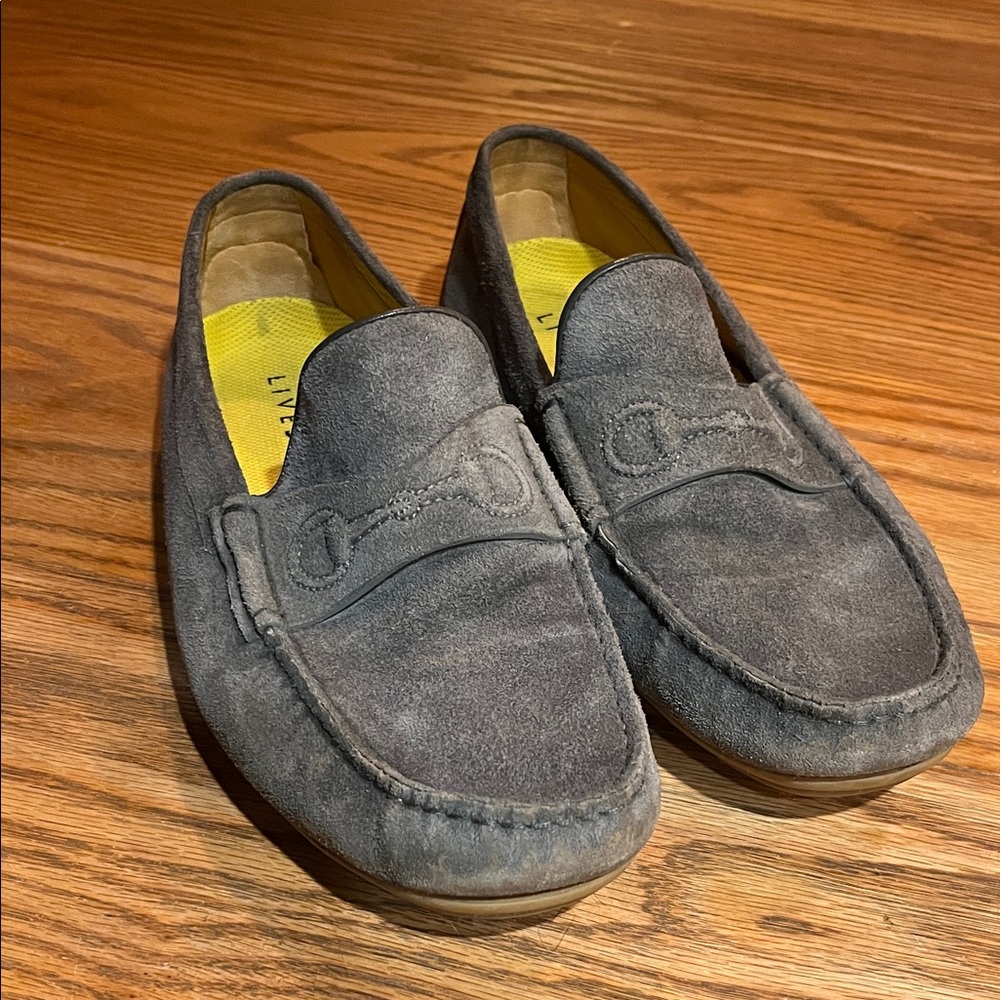 Gucci gray loafers